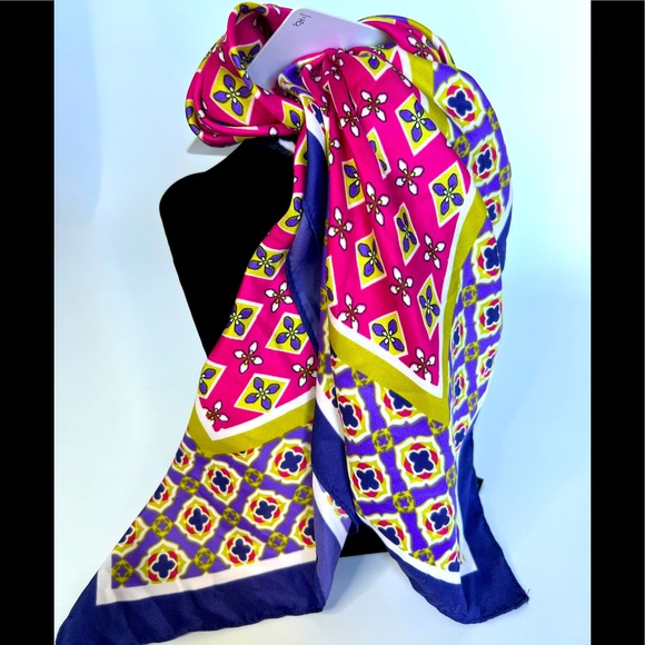 Zara Accessories Zara Satin Effect Printed Handkerchief Nwt Poshmark